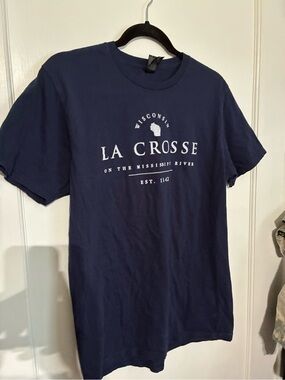 La Crosse Navy Graphic Short-Sleeve Tee
